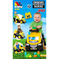 Miniatyrbillede 2 af 3: Camion Trotteur 3 i 1 - MOLTO - Uddannelseslegetøj - Gul - Unisex - Lyd effekter