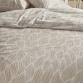 Miniatyrbild 3 av 4: Sängkläder - TODAY Crazy - Grafiskt Tryck - 2 personer - 220 x 240 cm - Beige Beige