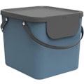 Miniatyrbillede 1 af 4: Rotho Albula Affaldssorteringssystem 40l til køkkenet, Plast (PP) uden BPA, blå/anthracit, 40l (39,8 x 35,8 x 33, Blå