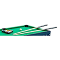 Miniatyrbillede 3 af 4: Billiard foldbar - DEVESSPORT - Milano - Blandet - Grøn - Barn - 8 år - Indendørs