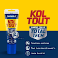 Pikkukuva 3 / 5: Kiinnitys- ja tiivistysliima - CYANOLIT - Total tech - Putkilo 125 ml - Korkea kestävyys - Erittäin monipuolinen