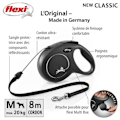 Pikkukuva 4 / 6: Talutushihna Uusi Classic M johto 8 m musta Flexi CL20C8-251-S-20 sort