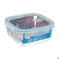 Miniatyrbillede 3 af 5: Opbevaringsboks - FEM - Clipeat - Glas - 1,18 L - 18,2 x 18,2 x 7,4 cm Transparent