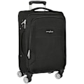 Miniatyrbillede 1 af 2: safta - Soft Cabin Trolley 20", kuffert på hjul, sikkerhedshængelås, let kuffert, 35 x 20 x 51 cm, sort farve, sort, Svart