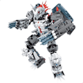 Miniatyrbillede 1 af 2: Byggelegetøj - COLORBABY - iM.Master 85447 - Næsehorn Robot - 965 dele - Ledet design Grå