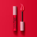 Pikkukuva 4 / 4: Huulialusvaatteet XXL Matte Nestemäinen Huulipuna - NYX PROFESSIONAL MAKEUP - 28 Kesyttämätön - Pitkäaikainen käyttö 28 Utæmmelig