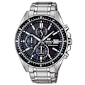 Miniatyrbillede 1 af 4: Ur - CASIO - EDIFICE - Solenergi - Safirglas - Vandtæt 10 Atm - Grå Svart silver