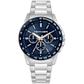 Miniatyrbillede 1 af 2: Ur - TRUSSARDI - T-Hawk - Multifunktion - 44mm - Stål - Vandmodstand 5 ATM Blå, rosa guld