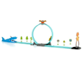 Miniatyrbillede 3 af 4: Bane for racerbiler - Moltó - Shark Track - 1 looping 360 - 1 friktionsbil - 6 tilbehør