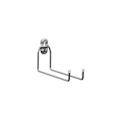 Miniatyrbillede 2 af 2: Dobbelt lang multifunktionskrog - GENERISK - Op til 25 kg - Hvid - 12x25x5 cm
