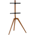 Miniatyrbillede 1 af 2: TM Electron TV Support - Gulvstativ - Massivt træ - 45° rotation - VESA 200x200 til 600x400