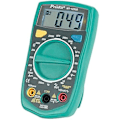 Miniatyrbillede 1 af 2: Digitalt multimeter - PRO'SKIT - Mt-1233D - Grøn farve - Dimensioner 130x72x28 mm - Kablet strømforsyning