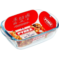 Miniatyrbild 5 av 5: Plat luftfritös - PYREX - 1450143 - Rektangulär - I borosilikatglas - 23 x 15 cm TRANSPARENT