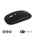 Pikkukuva 2 / 3: Bluetooth Langaton Hiiri Subblim Dual Flat/ Latausakku/ Jopa 1600 DPI Bleu