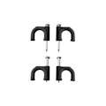Pikkukuva 1 / 2: GENERIC – musta nippusiteen pidike 2x6 putkiputkelle nro 10 (BOX 100 U.)