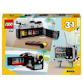 Miniatyrbillede 5 af 6: LEGO® 31147 Creator 3-i-1 retrokamera, transformerbart legetøj med 3 modeller, kontor- og soveværelsesindretning