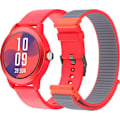 Miniatyrbillede 1 af 4: SPC SMARTEE DUO VIVO - Rødt smartwatch med udskiftelig rem, 1,27”, Bluetooth-opkald, 8 dages batteri, IP68
