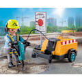Miniatyrbillede 2 af 6: PLAYMOBIL 71752 Arbejder med mejselhammere og signalering, Action Heroes, Byggeri, 14 dele, Fra 4 år Flerfärgad