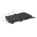 Miniatyrbillede 2 af 5: Grill, Kontaktgrill, Højderegulerbar, 180° Åbning, Non-stick Plader MPM MGR-09M 2000W Sort/Sølv 00149