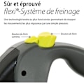 Pikkukuva 6 / 6: Flexi Neon Giant - FLEXI - GT3-210-S-NEO-12 - Musta ja keltainen - Koiraille jopa 50 kg Sort og gul