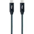 Miniatyrbild 2 av 2: USB-kabel - NANO KABEL - USB 3.2 Gen2x2 - 20Gbps - 5A/100W - 4K/60Hz - 0.5m Grå/Svart