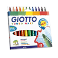 Pikkukuva 2 / 2: Feutre - GIOTTO - Turbo Maxi - 12 kappaletta - Väri vaaleanpunainen - Kärki 0,5 mm Rosa
