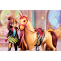 Pikkukuva 4 / 6: SPIN MASTER YKSIKKÖ LICORNE JA NUKKE CINDER JA VALENTINA Unicorn Academy Orange röd