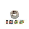 Miniatyrbillede 2 af 2: Sekskant møtrik. Din 934 10 Zink Flat - GENERIC - Æske 250 Uni. Celo