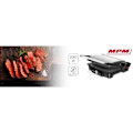 Miniatyrbillede 3 af 5: Grill, Kontaktgrill, Højderegulerbar, 180° Åbning, Non-stick Plader MPM MGR-09M 2000W Sort/Sølv 00149