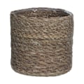 Miniatyrbillede 1 af 2: kurv glimmer dekorationer atlantisk brun flet (16 x 16 cm) 16 x 16