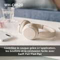 Miniatyrbillede 3 af 6: Sony trådløse Bluetooth multipoint headset WHCH520 Gul Gul