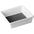 Miniatyrbillede 1 af 2: M-Home | Skuffe Organizer | Bi-Material hvid plast og grå silikone | 17,2 x 17,2 x 5,3 cm | RUMSYSTEM | PLS251 Vit grå