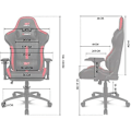 Miniatyrbillede 2 af 2: DRIFT GAMING Stol DR350 -DR350BP - Professionel spillestol, imiteret læder, 4D armlæn, lydløse hjul, stempel Svart