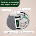 Miniatyrbild 3 av 6: iRobot Roomba Combo Essential - Ansluten robotdammsugare och mopp - Effektiv och kraftfull - 3 sugnivåer - Programmerbar Vit