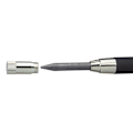 Miniatyrbillede 4 af 6: Porteminer - MILAN - 5,2mm - 6 erstatningsmineraler - Integreret blyantspidser - Farve sort sort