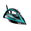 Miniatyrbillede 1 af 4: Tefal Ultimate Pure Damp- og Tørrestål med Durilium Autoclean Sål, Sort, Blå 3200 W - FV9844