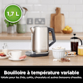 Miniatyrbild 5 av 6: Vattenkokare - NINJA - KT201EU - 3000 W - 1,7 L - Justerbar temperatur - Rostfritt stål Rostfritt stål