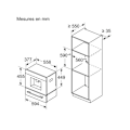 Miniatyrbillede 3 af 3: Bosch Robot café expresso 19bar indbygningsmodel sort - CTL7181B0 Vit