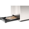 Miniatyrbillede 2 af 4: Bosch TAT3P420 brødrister - 2 pladser - 970W - optøning - rustfrit stål/sort