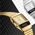Pikkukuva 4 / 4: Casio Retro Vintage AQ-800EG-9AEF Kello Gult guld