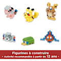 Pikkukuva 5 / 6: 6 palanukkakokoelma - BANDAI - NANOBLOCK - Pokémon sähkötyyppi pakkaus Gul, Svart, Grön, Röd