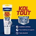 Pikkukuva 3 / 6: Kiinnitys- ja tiivistysliima - CYANOLIT - Total tech - Kristalli - Putki 125 ml - Kirkas - Monipuolinen ja joustava
