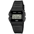 Pikkukuva 1 / 6: Casio Kello - Unisex - F-91WB-1AEF - Vedenpitävä 3 Atm - Musta Muovihihna Svart