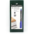 Miniatyrbillede 1 af 2: Faber-Castell permanent tusch 152551 Blå 1 (S) - Sort - Plast - 1 mm - 1 stk. Blå