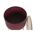 Miniatyrbillede 3 af 3: Sidebord - Mærke - Model - Bordeaux brun - MDF træ