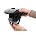 Miniatyrbillede 4 af 4: Novus B 230 re+new Plastikhul med styreskinne Sort 30 ark - 025-0637