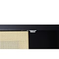 Miniatyrbillede 4 af 4: skab 80 x 38 x 160 cm sort naturgran