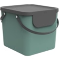 Miniatyrbillede 1 af 4: Rotho Albula Affaldsseparationssystem 40l til køkkenet, Plastik (PP) uden BPA, mørkegrøn/antracit, 40l (39,8 x 35,8) Mørk