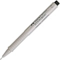 Miniatyrbillede 1 af 2: Ecco Pigment blækpen 0,2 mm - FABER-CASTELL - Fin spids - Vand- og lysbestandig sort blæk Svart