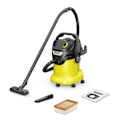 Miniatyrbillede 1 af 6: Aspirator til vand og støv KARCHER WD 5 S V-25/5/22 - Rustfrit stål beholder 25 L - 1100W (Blæsefunktion)